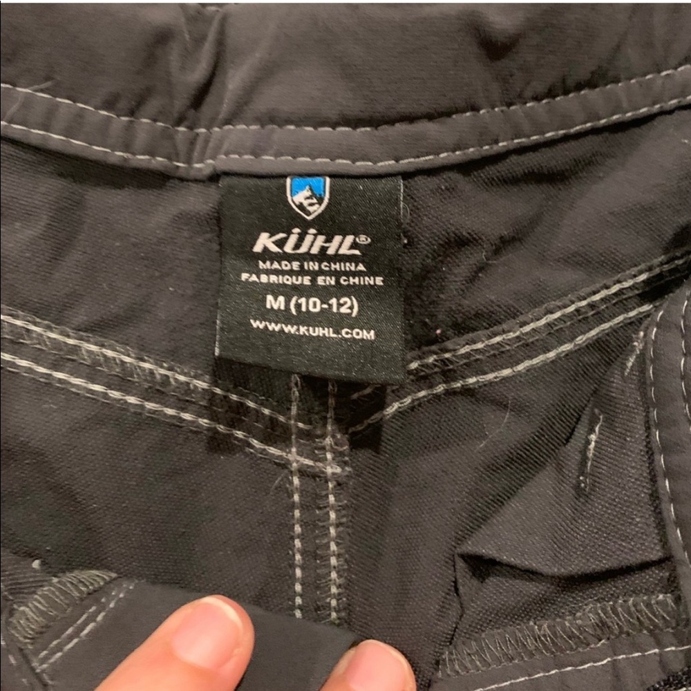 Kuhl Boys hiking pants 10-12 charcoal